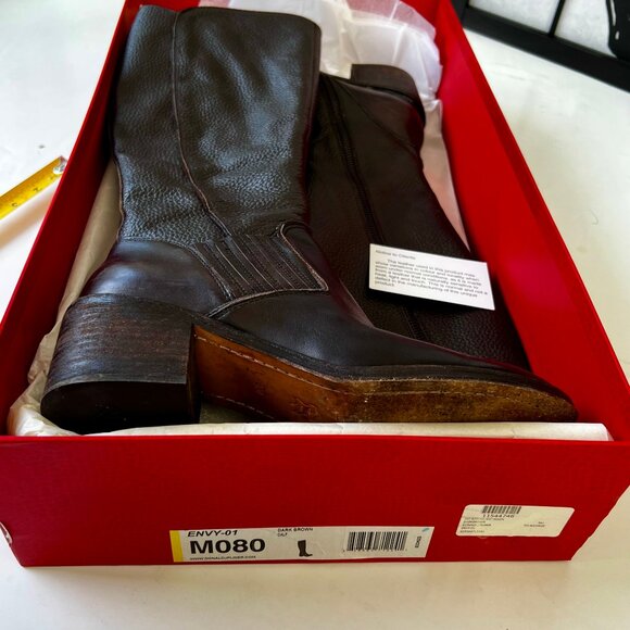 Donald J. Pliner Brown Heeled Boots - Picture 3 of 11